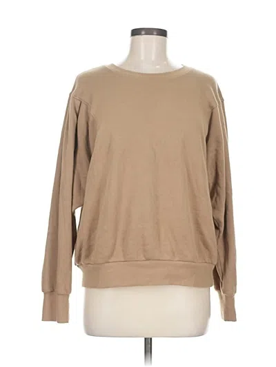 Pre-owned Lna Sweatshirt In Brown