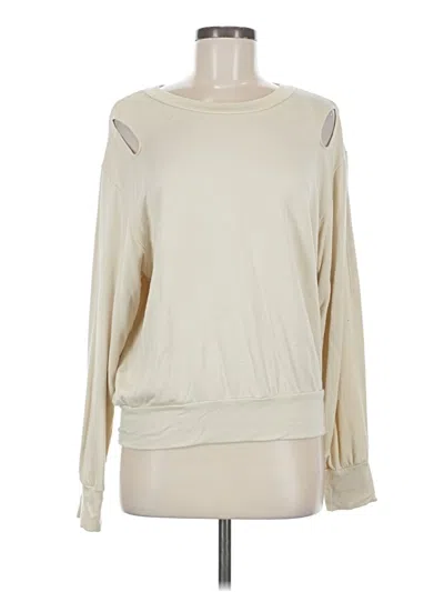 Pre-owned Lna Sweatshirt In White