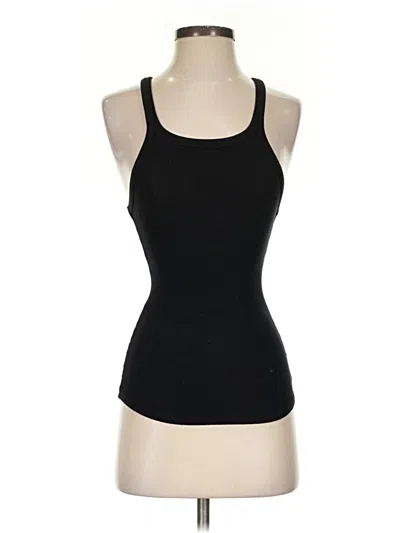 Pre-owned Lna Tank Top Black Halter Neckline Tops