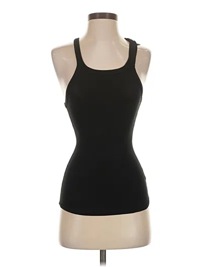 Pre-owned Lna Tank Top Black Halter Neckline Tops