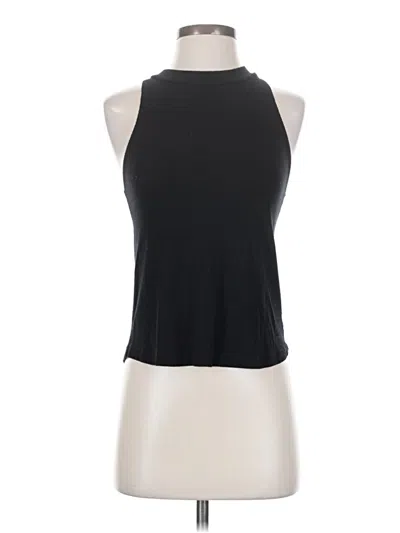 Pre-owned Lna Tank Top Black Halter Neckline Tops
