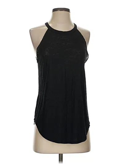 Pre-owned Lna Tank Top Black Halter Neckline Tops
