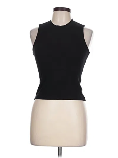 Pre-owned Lna Tank Top Black Halter Neckline Tops