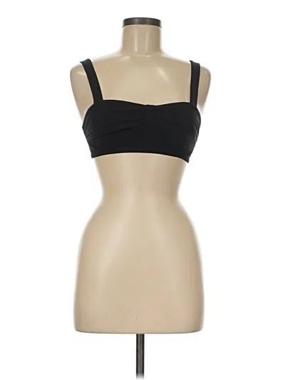 Pre-owned Lna Tank Top Black Strapless Neckline Tops