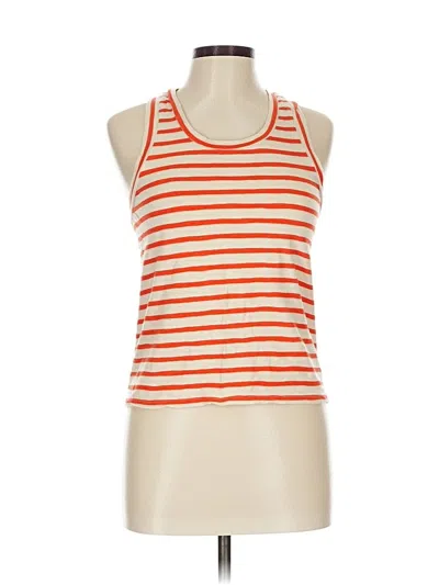 Pre-owned Lna Tank Top Orange Halter Neckline Tops