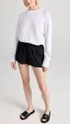 Lna Teller Shorts In Black In Black