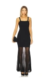 Lna Tonia Dress In Black