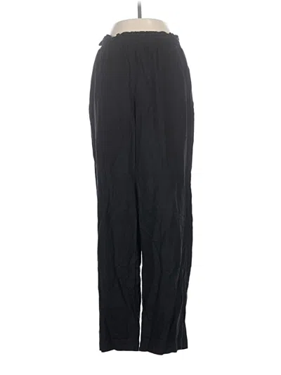 Pre-owned Lna Track Pants In Black