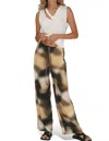 Lna Trento Drawstring Pant In Asteras Print In Multi