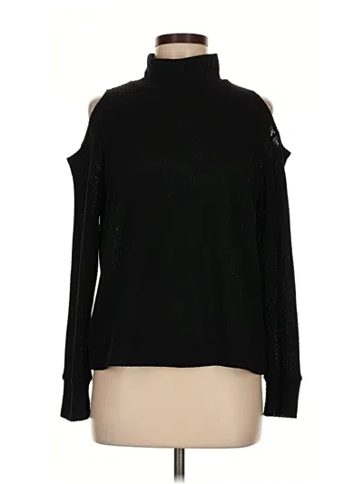 Pre-owned Lna Turtleneck Sweater In Black