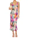 Lna V Slip Dress In Multi