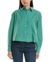 Lna Valyria Blouse In Green