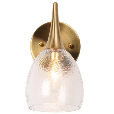 L.n.c. 1-light 5.1" Wide Gold Bath Light