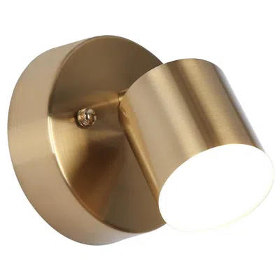 L.n.c. 1-light Brass Acrylic Integrated Led Wall Sconce