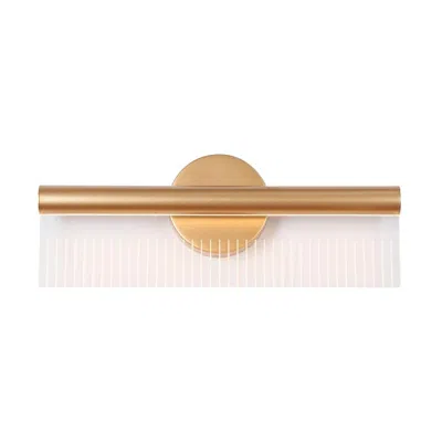 L.n.c. 1-light Gold Integrated Led Wall Sconce