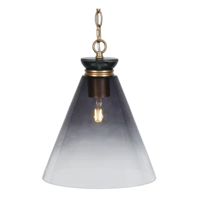 L.n.c. 1-light Gold Pendant Lamp With Glass