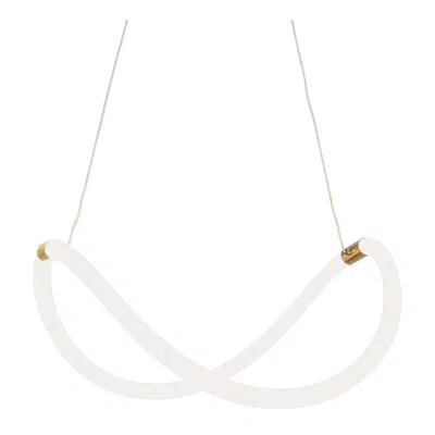 L.n.c. 1-light Plating Brass Chandeliers Led In White