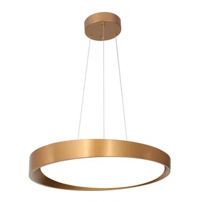L.n.c. 1-light Satin Gold Led Pendant Lamp