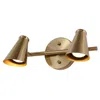 L.n.c. 2-light Brass-plated Bathroom Vanity Light