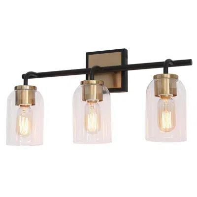 L.n.c. 3-light Brass Gold Bathroom Vanity Light
