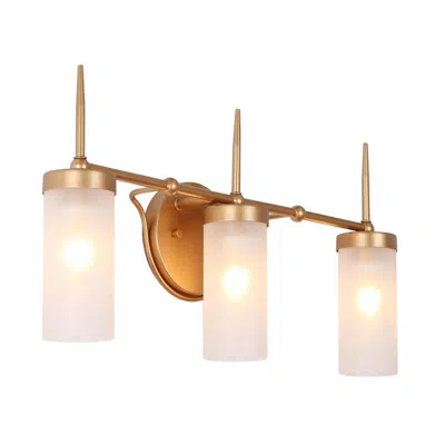 L.n.c. 3-light Dark Gold Bathroom Vanity Light