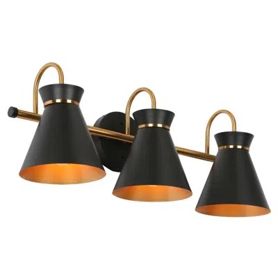 L.n.c. 3-light Polished Brass Wall Sconce