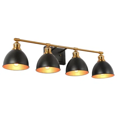 L.n.c. 4-light Black Bathroom Vanity Light