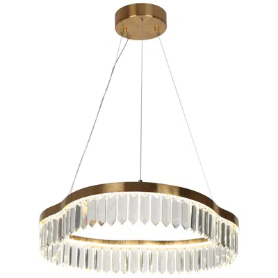 L.n.c. Alastair 21 3/4" Wide Plating Brass Led Chandelier