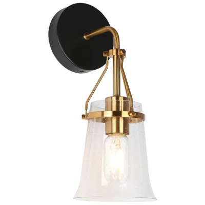 L.n.c. Auisre 1-light Black Gold Bathroom Vanity Light