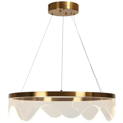 L.n.c. Awtisfin 1-light Gold Led Chandelier