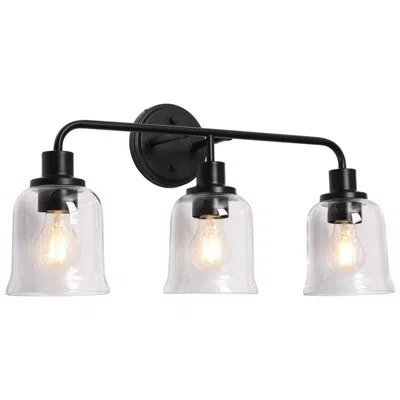 L.n.c. Belye 3-light Black Bathroom Vanity Light