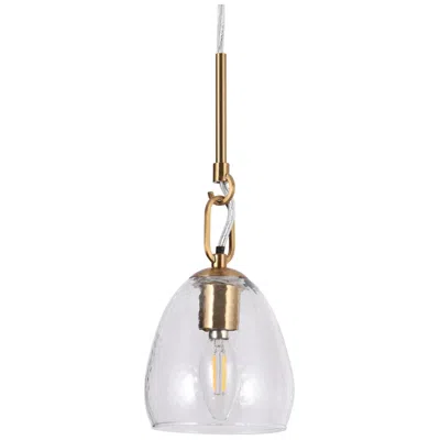 L.n.c. Bolfi 1-light Gold Glass Pendant Light