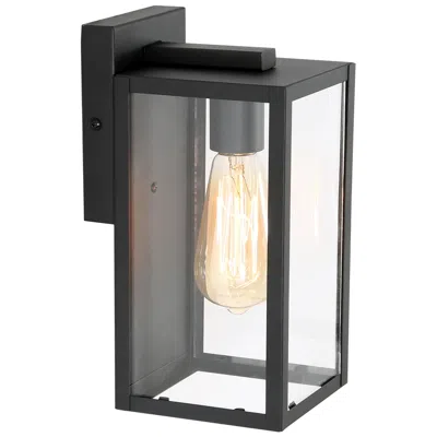 L.n.c. Booth 11" High Textured Black Outdoor Wall Light