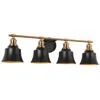 L.n.c. Brass And Black 4-light Bath Light