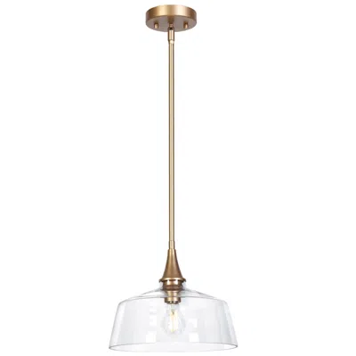L.n.c. Bravaputra 11.8" Wide Gold 1-light Bowl Pendant Light In Animal Print