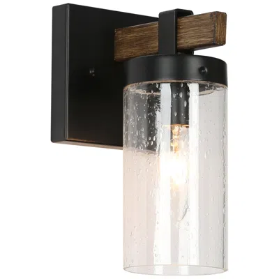 L.n.c. Bulin 1-light 4.5" Wide Brown Bath Light