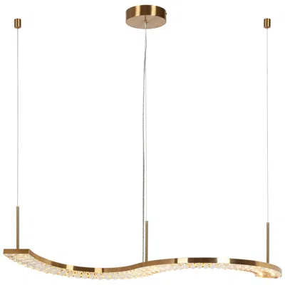 L.n.c. Crorring 1-light Led Crystal Island Chandelier