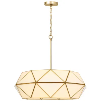L.n.c. Hospesi 23.6" Wide Gold 5-light Chandelier