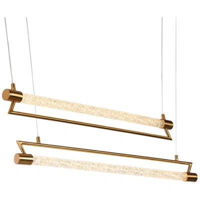 L.n.c. Linegloe 2-light Led Island Chandelier