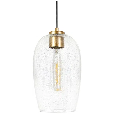 L.n.c. Louta 7.1" Wide Gold 1-light Dome Pendant Light