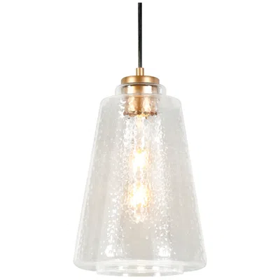 L.n.c. Louta 7.9" Wide Gold 1-light Bell Pendant Light