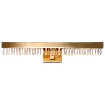 L.n.c. Lustris 26" Wide Gold 1-light Led Linear Wall Sconce