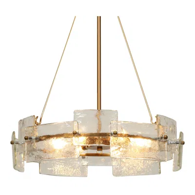 L.n.c. Miqabrls 20 1/2" Wide Plating Brass 6-light Chandelier