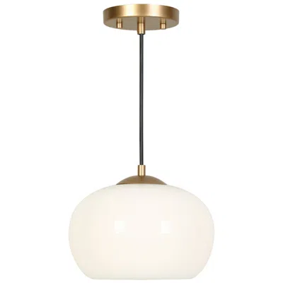 L.n.c. Opalobia 9.5" Wide 1-light Beige Wide Pendant Light
