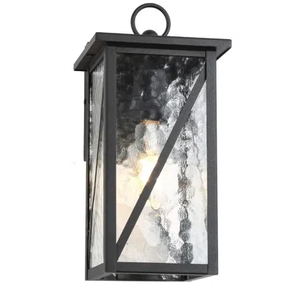 L.n.c. Saturninus 1-light Black Outdoor Wall Sconces - Made To Order