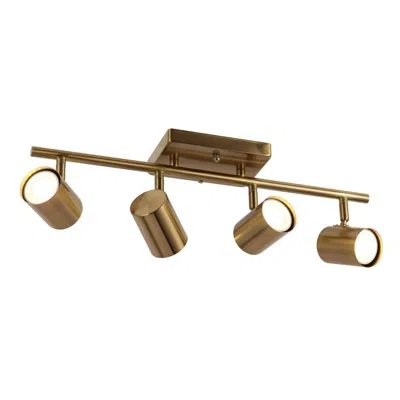 L.n.c. Lnc Serrulata 20" 4-light Plating Brass Track Ceiling Light Fixture