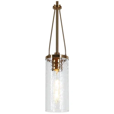 L.n.c. Sinabo 4.3" Wide Gold 1-light Pendant Light