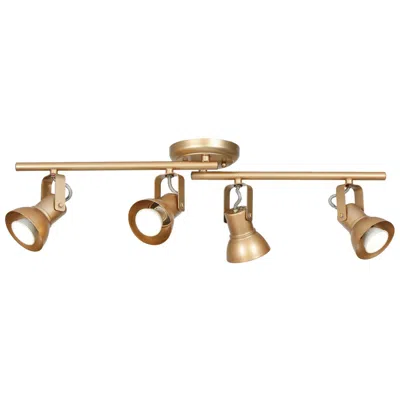 L.n.c. Sorostaric 4-light Matte Gold Adjustable Track Fixture