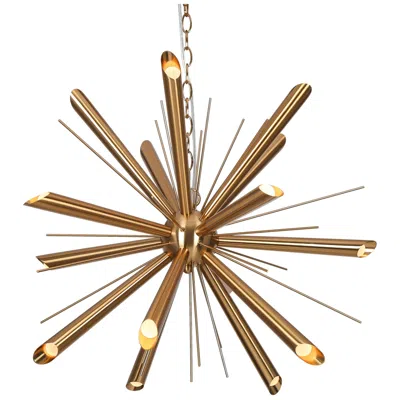 L.n.c. Stavani 15-light Gold Sputnik Led Chandelier