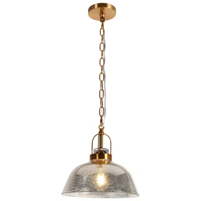 L.n.c. Swarajism 1-light Glass Pendant Light In Gold